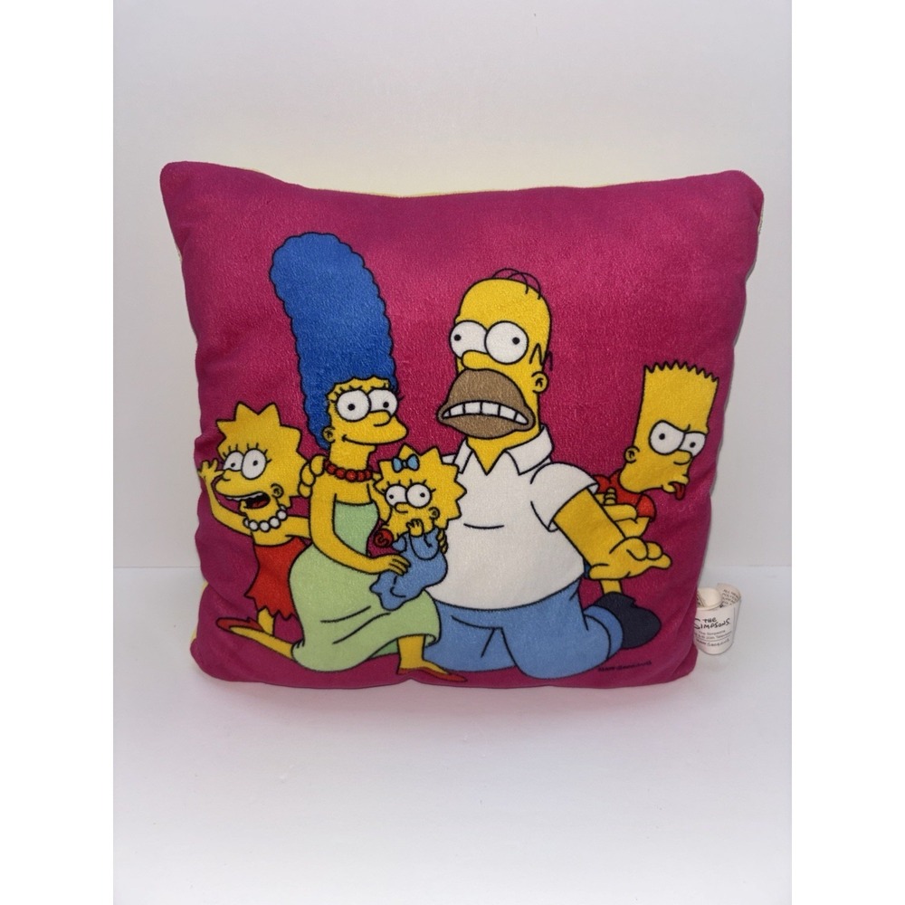 The Simpsons Silly Group Family 11" Throw Pillow from Universal Studios